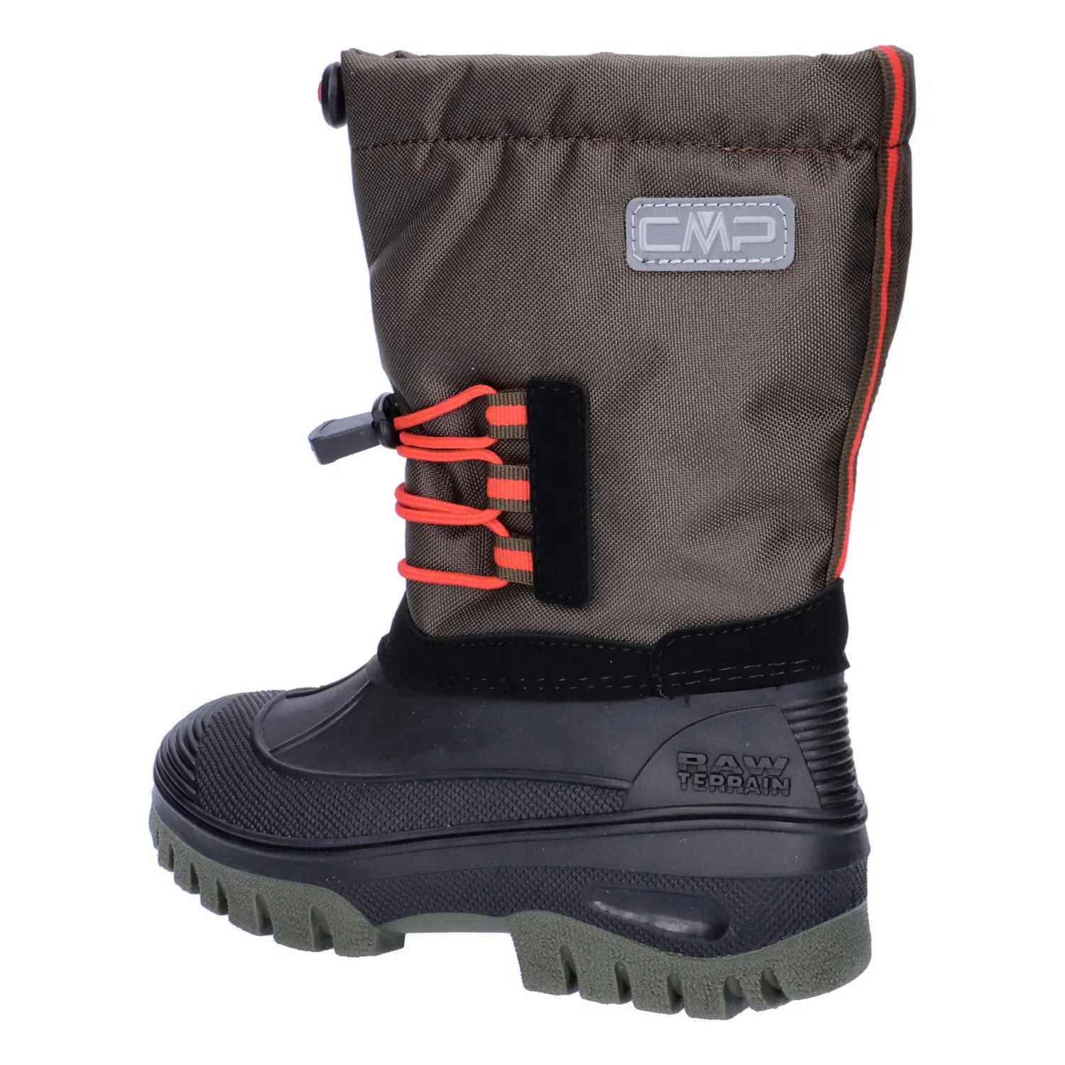 Детские зимние ботинки водонепроницаемые Ahto WP Snow Boots Cmp, Grun Olivgrun Beige — фото 3