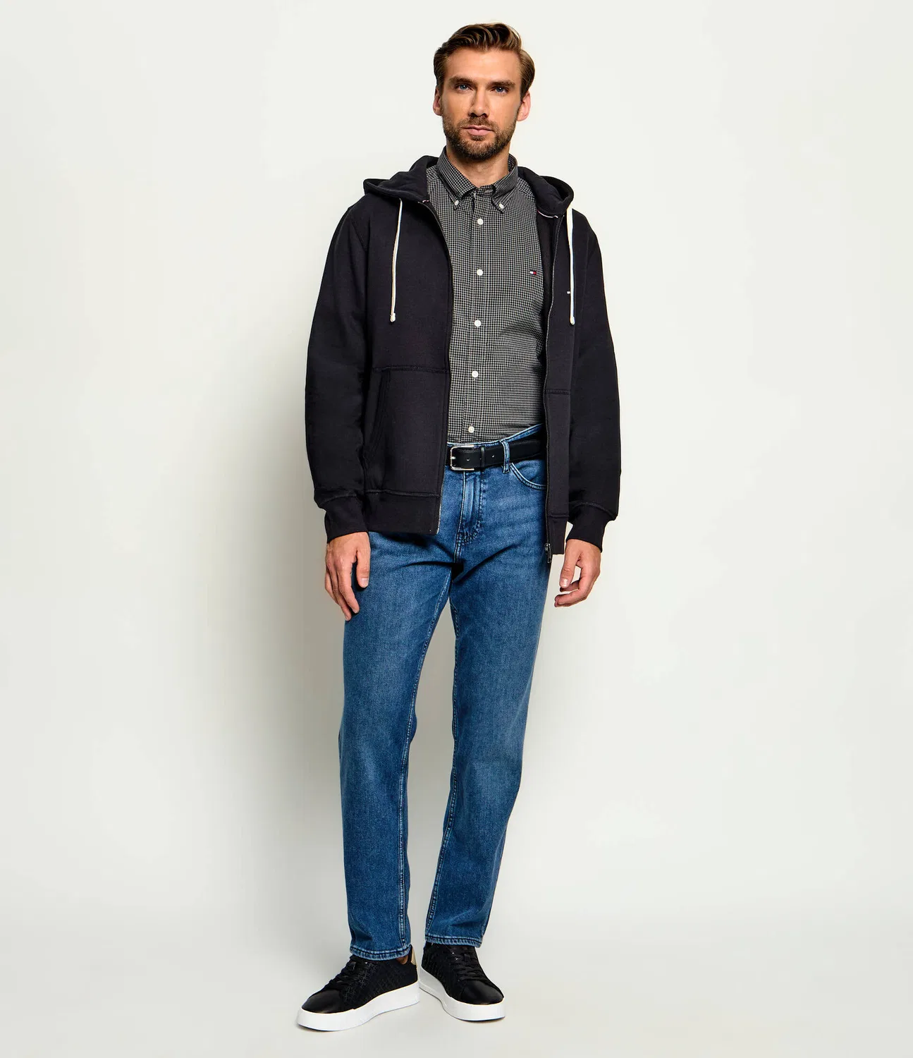 Рубашка с длинным рукавом Th Flex Tommy Hilfiger, Grigio — фото 2