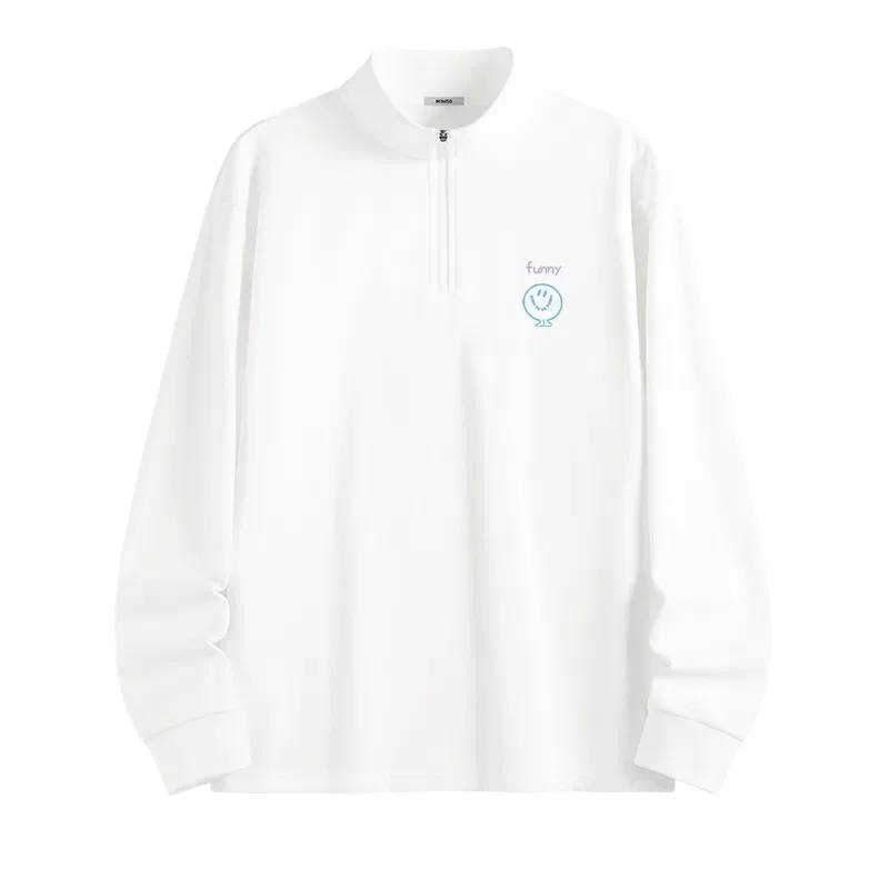 Футболка детская с логотипом MINISO, Soft Polar Fleece White