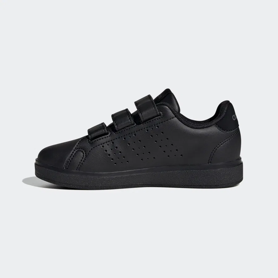 Кроссовки детские с ремешками на липучке Advantage Base 2.0 adidas, Черный — фото 2