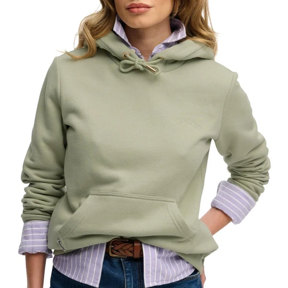 Женское худи с капюшоном Essential Logo Superdry, Grun