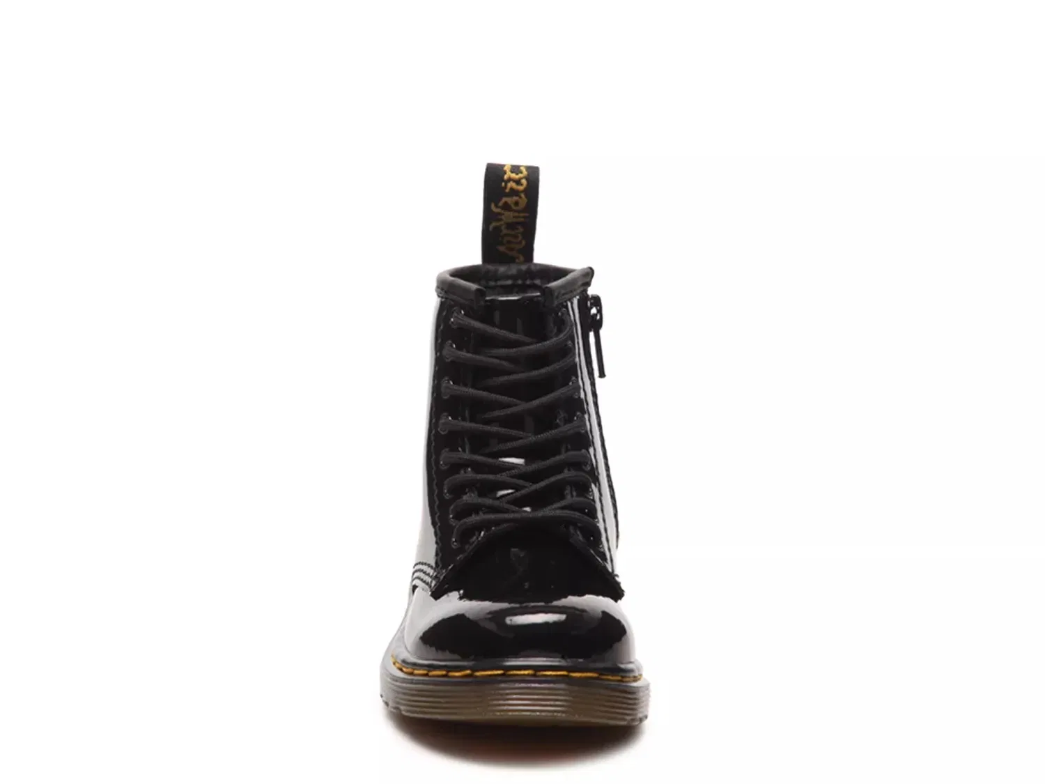 Ботинки 1460 кожаные, Dr. Martens, черный лакированный — фото 2