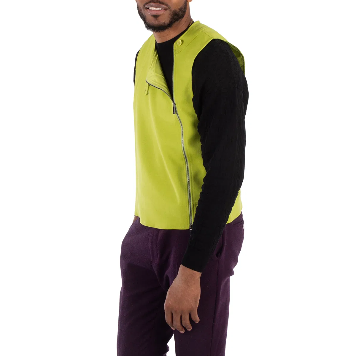Жилет с асимметричной молнией Asymmetric-Zip Neon Vest Emporio Armani, Multicolor — фото 2