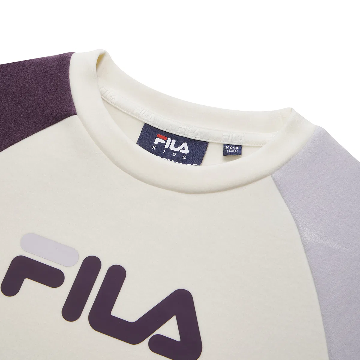 Детская футболка с круглым вырезом FILA KIDS, White — фото 4