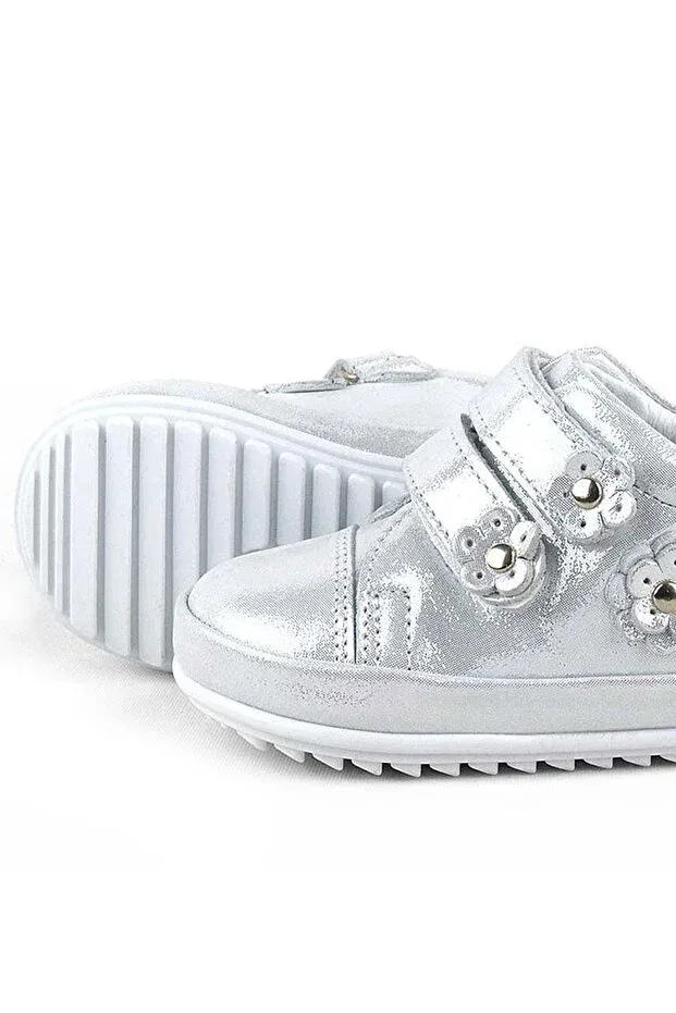 Детские туфли для девочек кожаные Limpo Rakerplus, Silver — фото 3