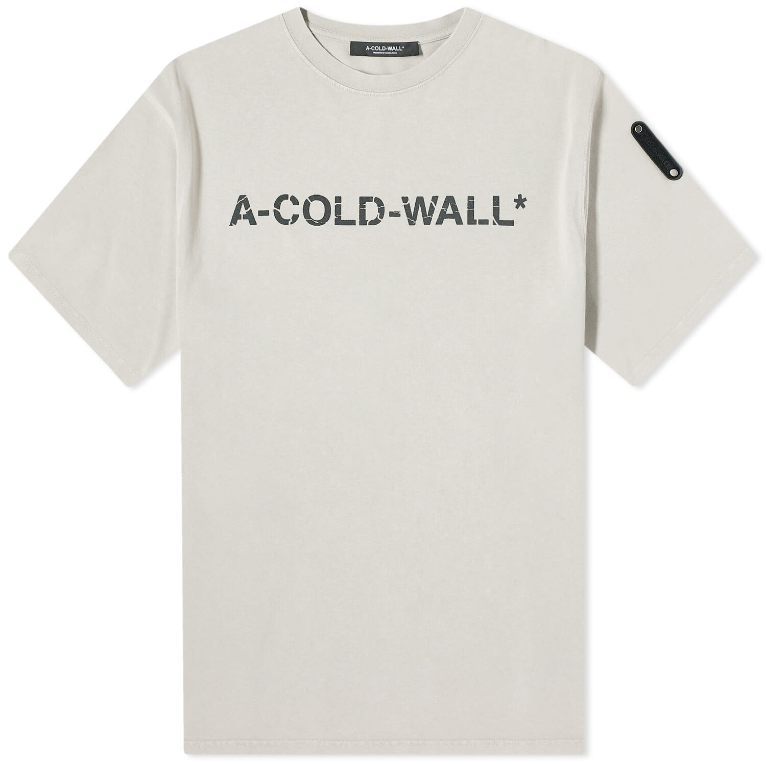 

Футболка A-cold-wall* Overdye Logo, серый