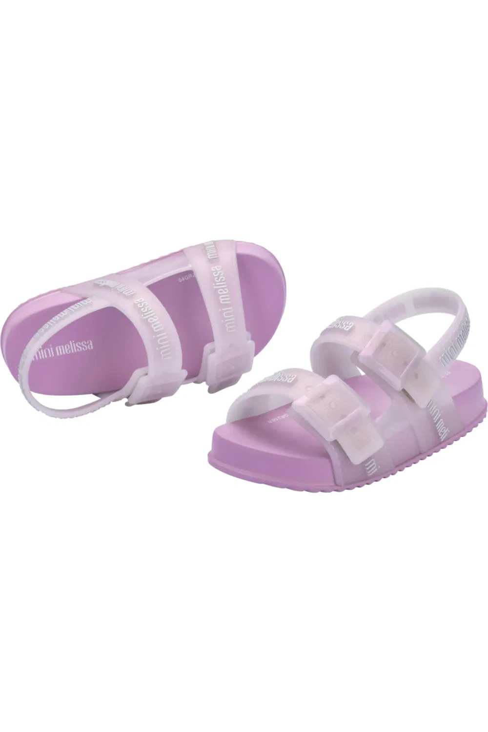 Сандалии детские с регулируемыми ремешками Mini Cozy Lover Mini Melissa, Lilac — фото 3