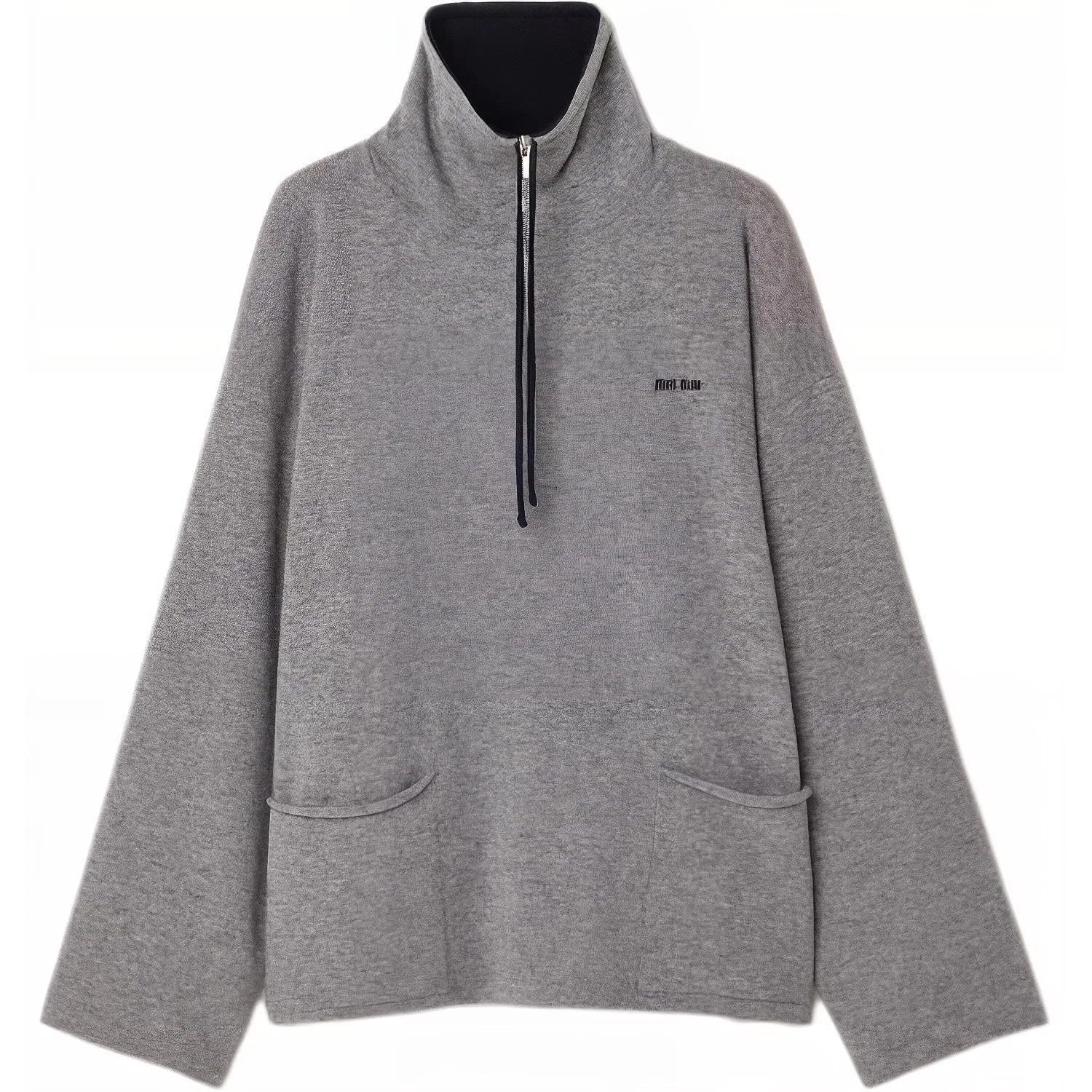 Женский кашемировый свитер MIU MIU, Gray Blue