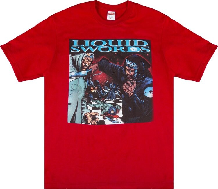 

Футболка Supreme Liquid Swords T-Shirt 'Red', красный