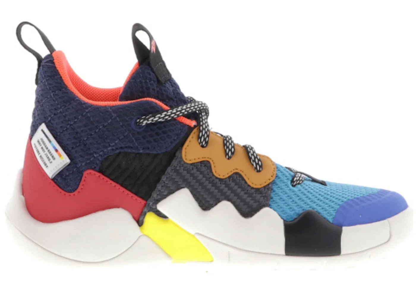 Детские кроссовки для мальчиков с принтом Jordan Why Not 0.2 Future History (PS) Jordan, Multi-Color/Total Crimson-Sail
