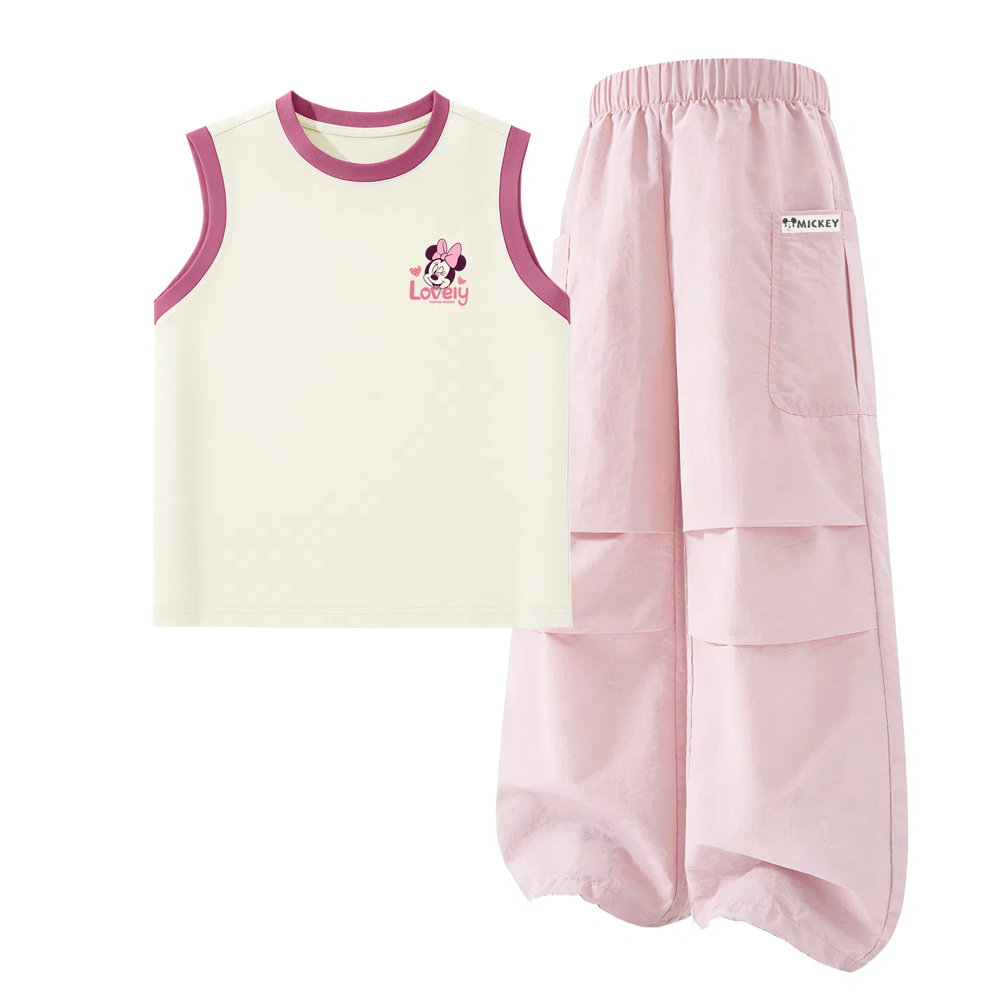 Спортивный костюм для детей, Crew Neck, Disney, Rose Red