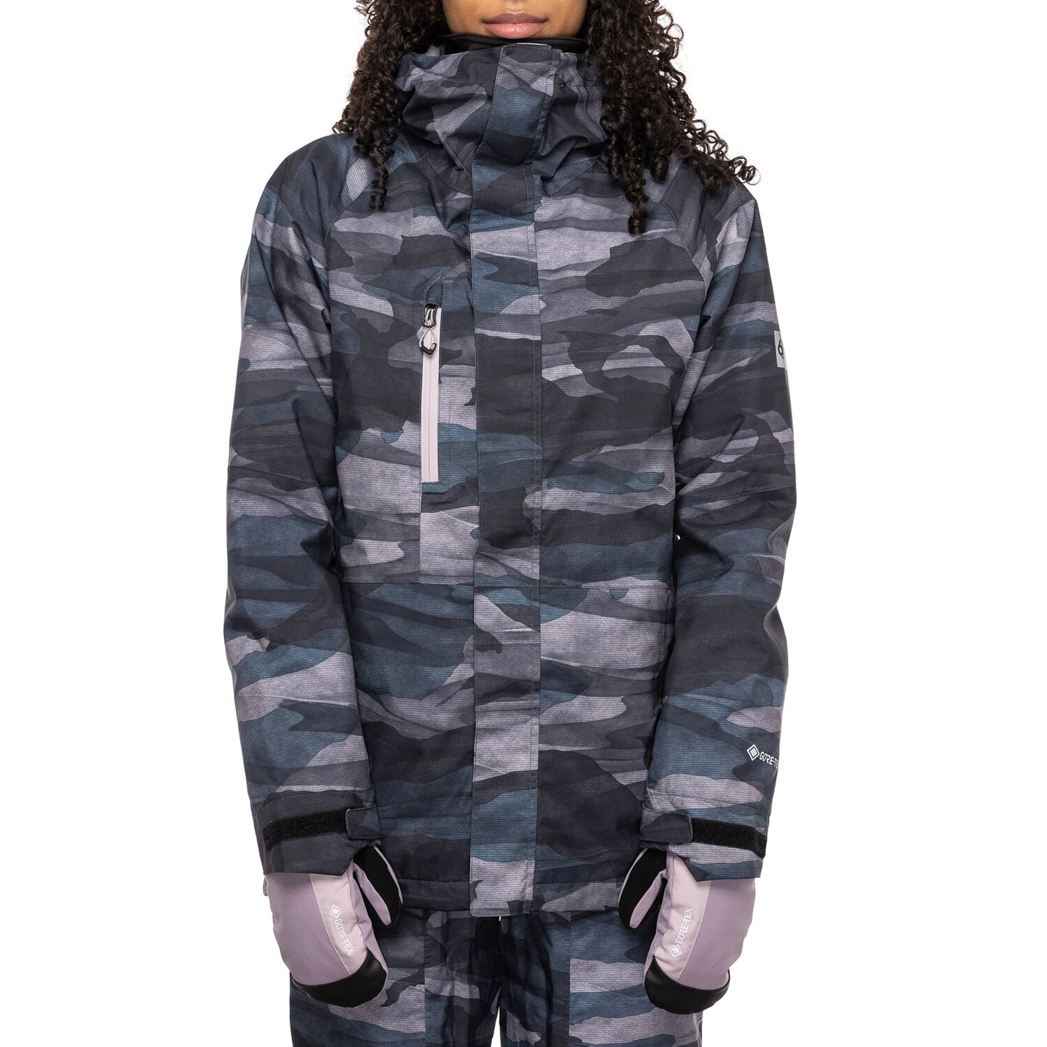 

Куртка 686 Goretex Willow утепленная, черный / серый