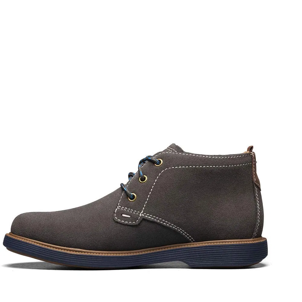 Детские ботинки для мальчиков с цельной подошвой Supacush Chukka Jr. Florsheim, Navy Gray Suede — фото 4