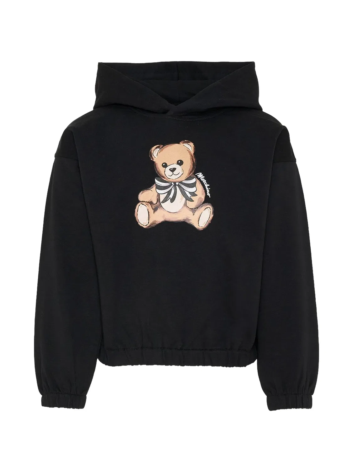 Худи с принтом Teddy Bear черного цвета Moschino, черный