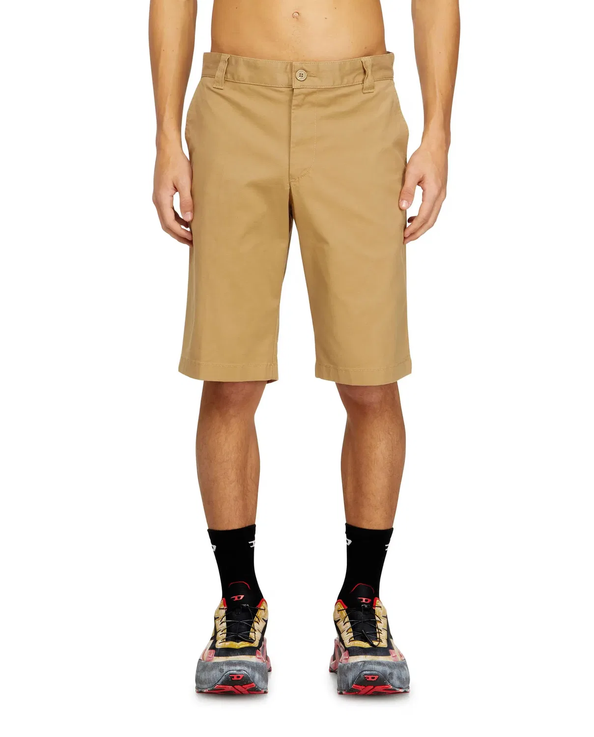 Мужские шорты чинос хлопковые Diesel, Beige