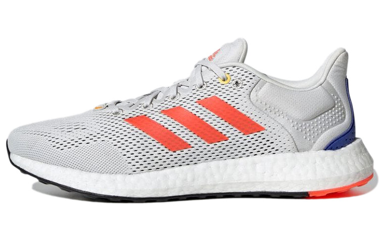 

Кроссовки для бега серии Pure Boost для мужчин с низким верхом серо-красные Adidas