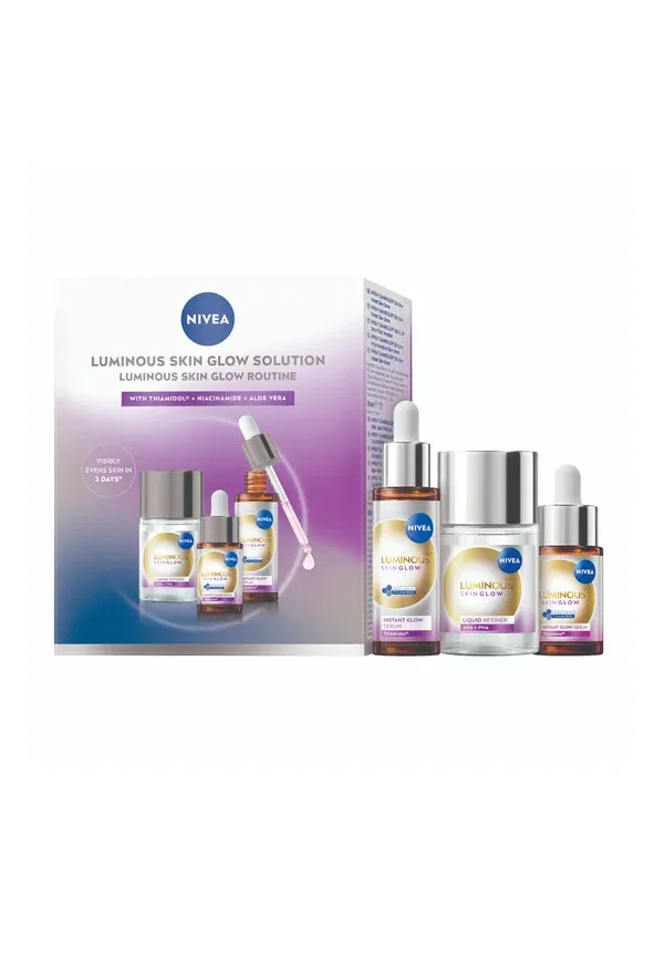 Набор косметики Luminous630 skin glow routine, бренд Nivea, 145 мл, прозрачный — фото 2