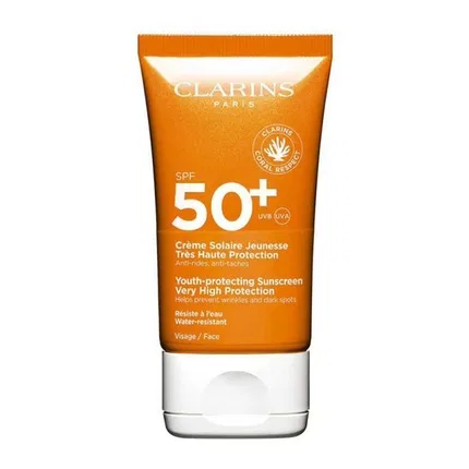 Крем солнцезащитный SPF 50 Clarins Youth Protection, 50 мл