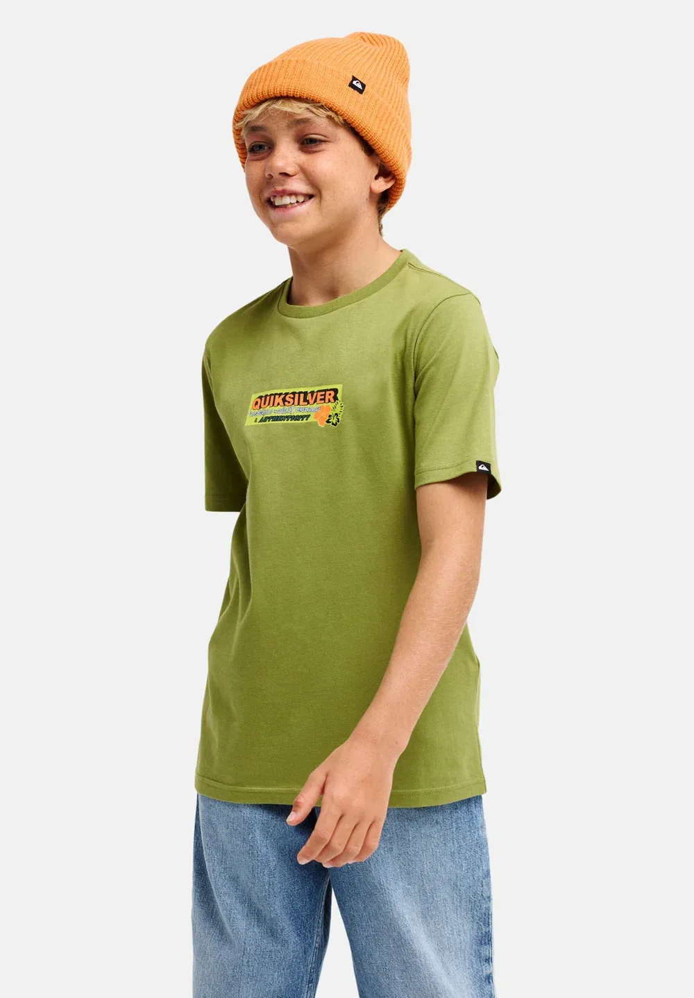 Одежда Jungen 8-16 | Топы - футболка с принтом Quiksilver, Gmv — фото 2