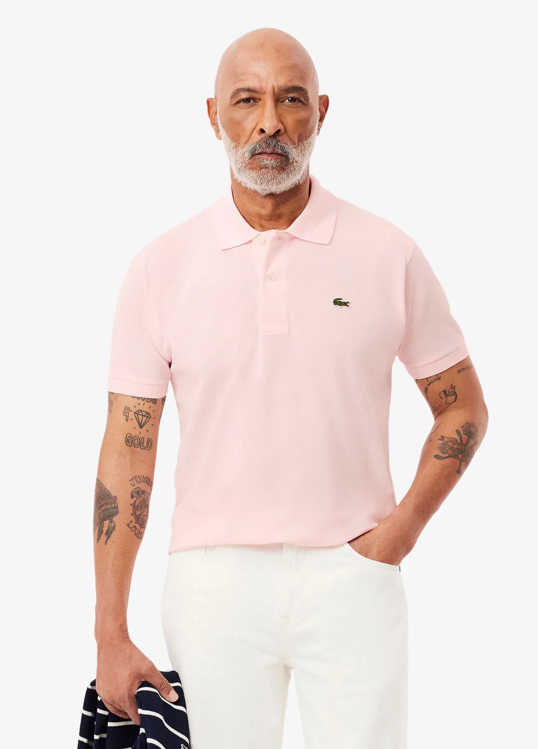 Поло Lacoste L.12.12 Classic Fit, розовый
