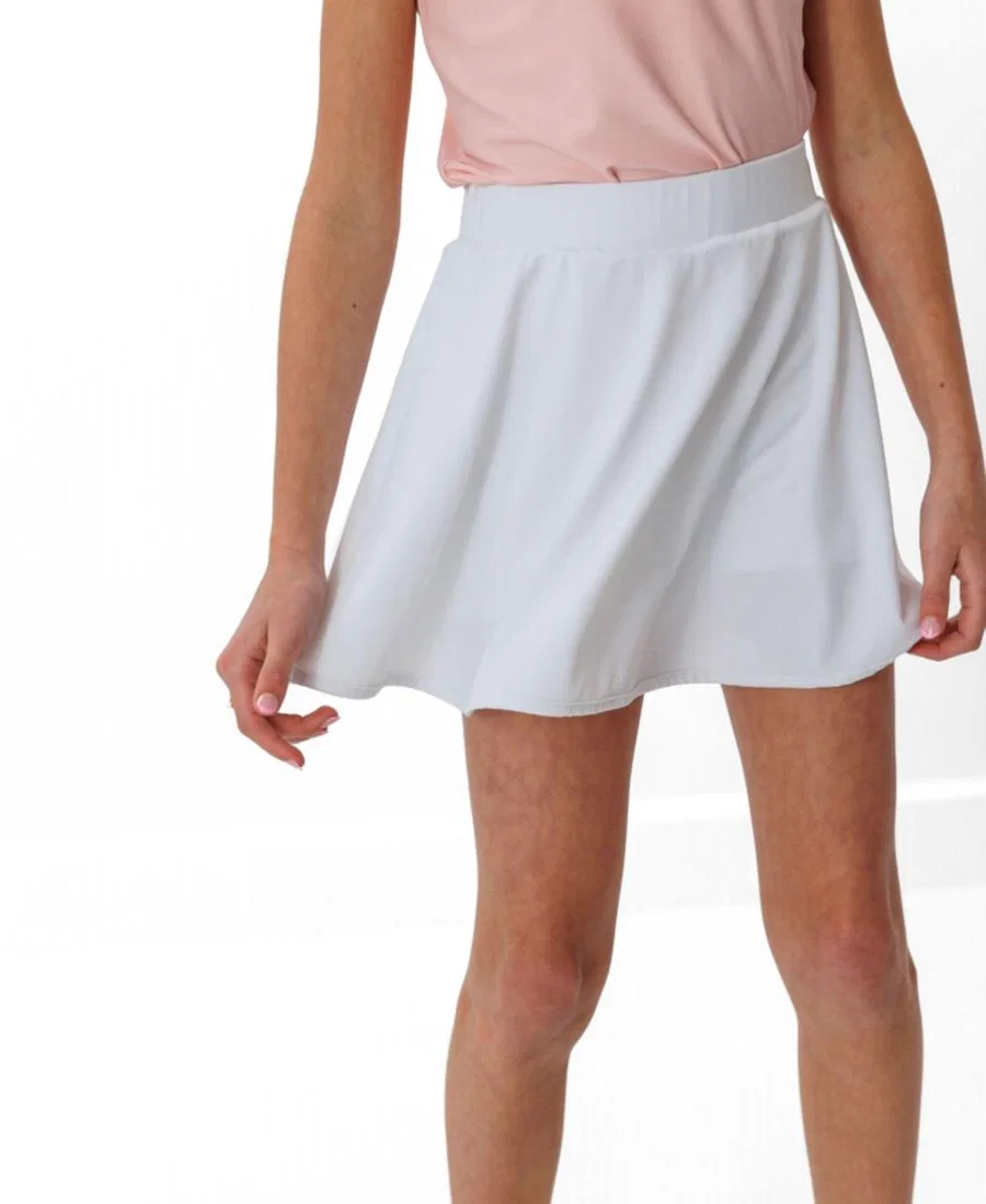Юбка для тенниса Twirly Skirt Courtside Kids, White — фото 2