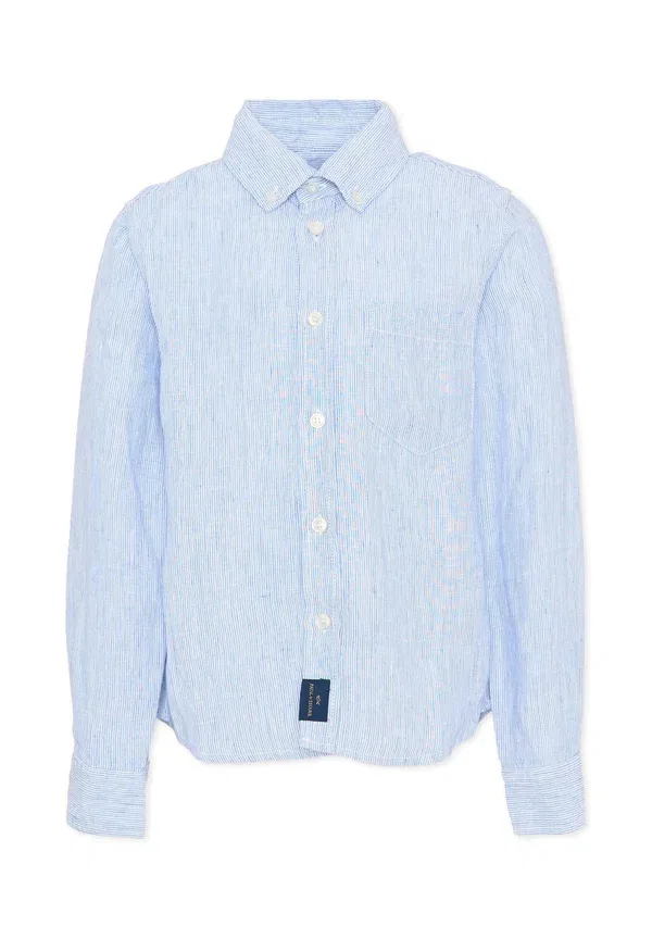 Рубашка из льна Paul & Shark, light blue, светло-голубой