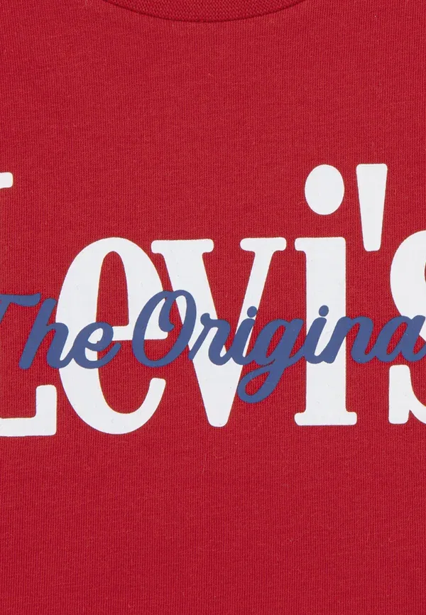 Комплект из футболки с логотипом и шорт - футболка с принтом Levi'S, красный — фото 3