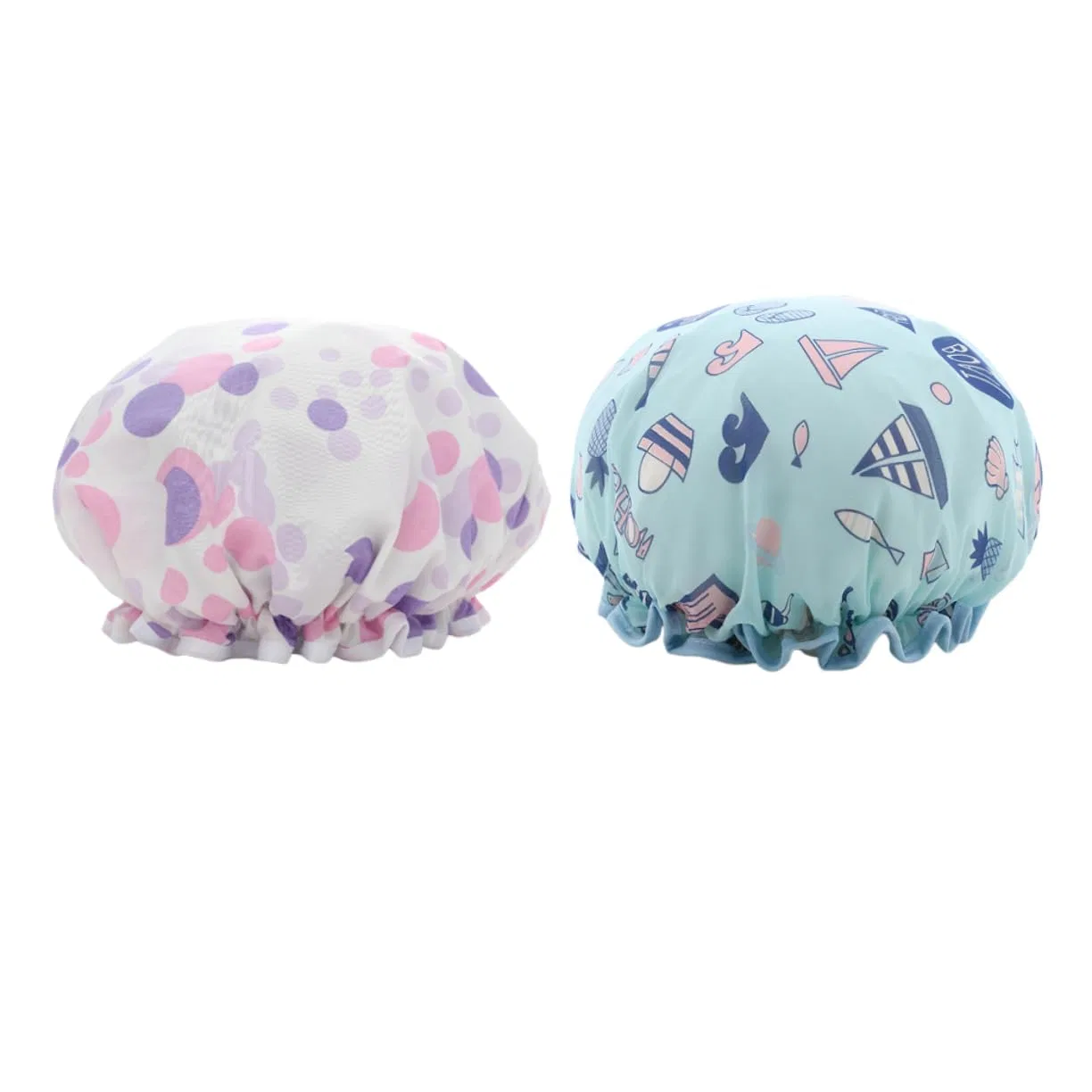 Шапочка для душа EVA, PACKOVE, 2 шт, Assorted colours