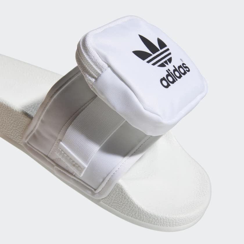 Мужские сандалии adidas Originals Adilette Lite, белый/черный — фото 4