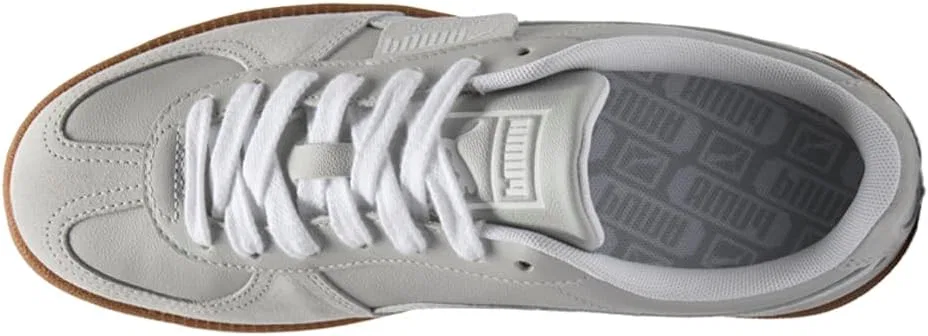 Мужские кроссовки Puma Palermo, Puma White Cool Light Grey Puma Gold — фото 4