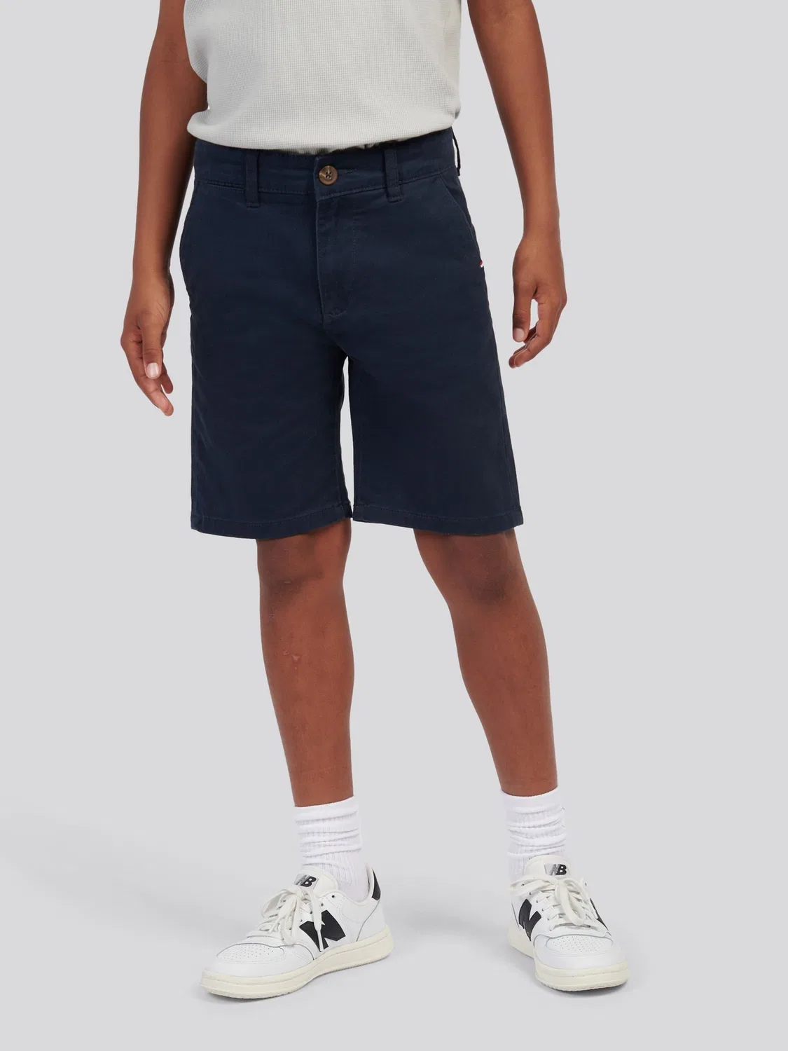 Шорты классические чинос, модель Classic Chino U.S. Polo Assn, синие
