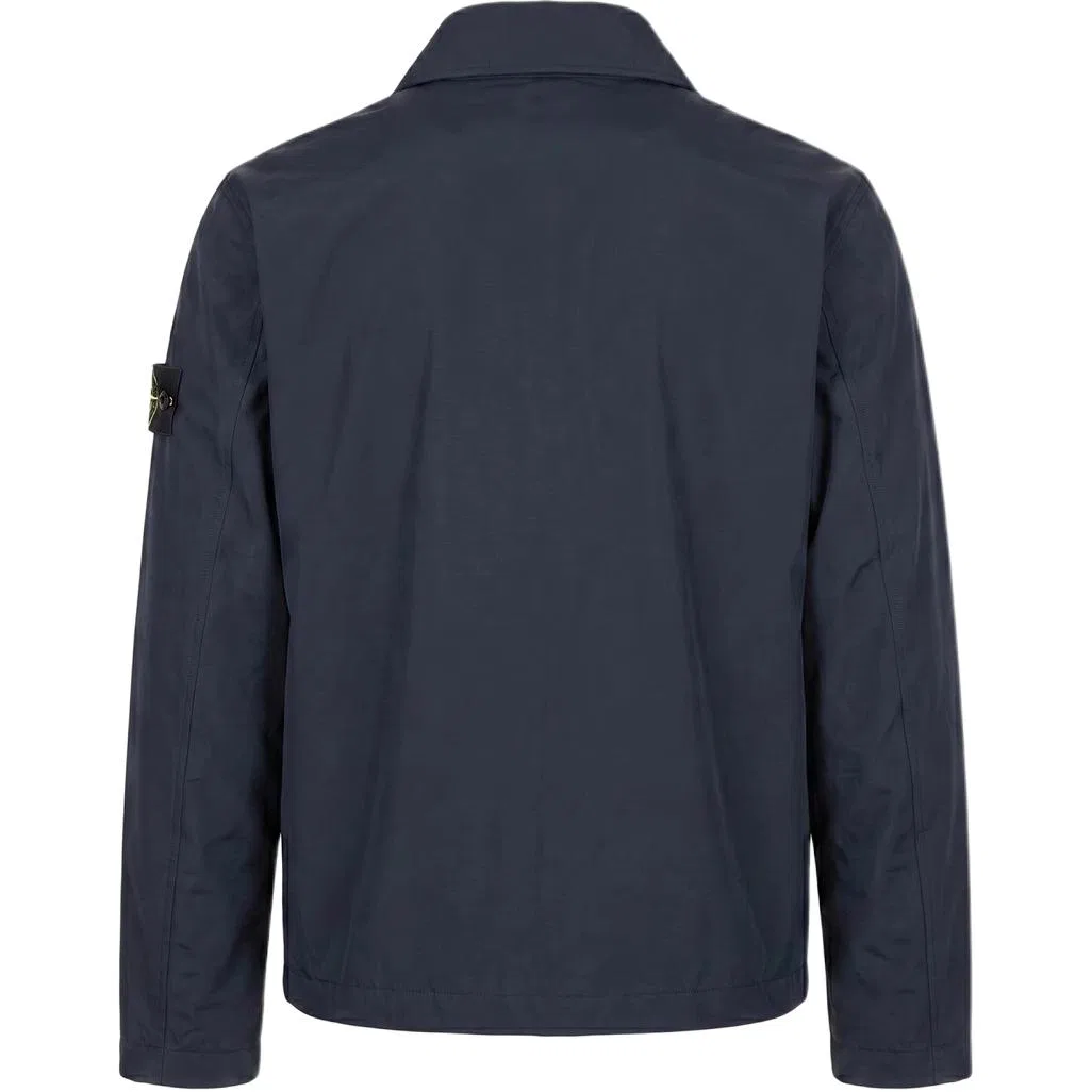 Мужская куртка с лацканами Marine Blue Lapel Moderate Stone Island, Marine Blue — фото 3