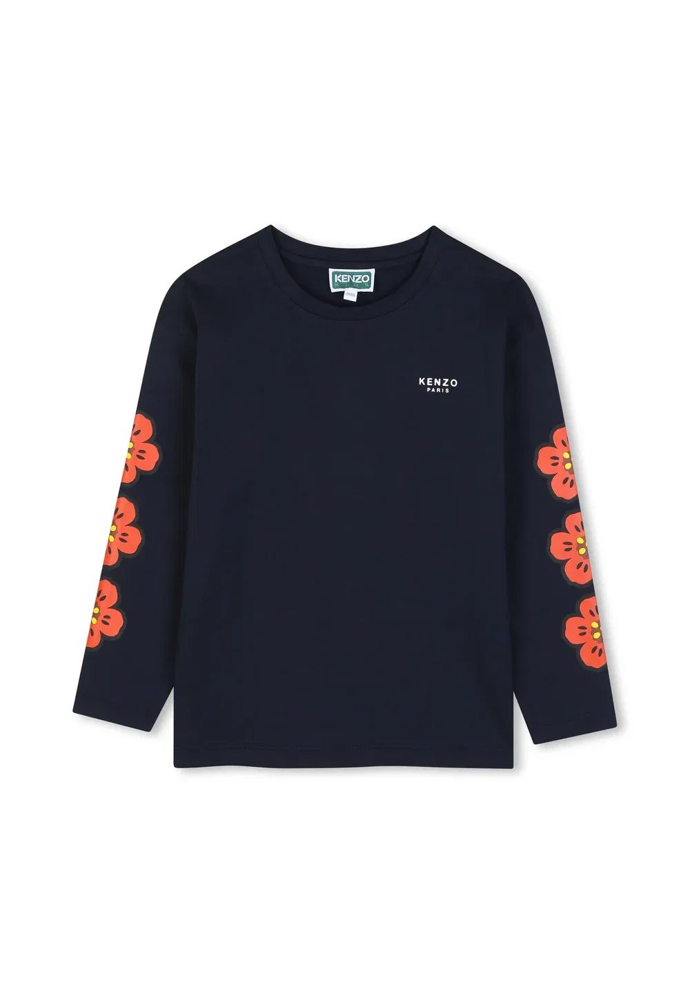 Tee-Shirt manches longues - футболка с длинными рукавами Kenzo Kids, Bleu Mistral