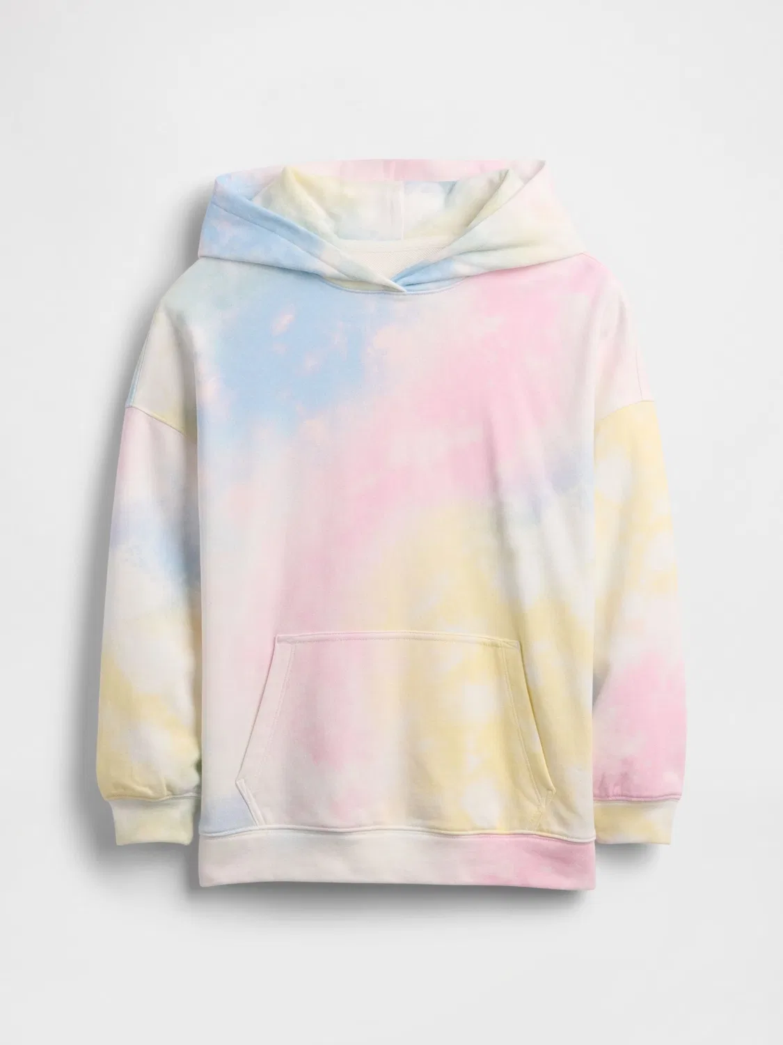 Худи Gap Tie-Dye Vintage Soft French Terry Logo, разноцветный
