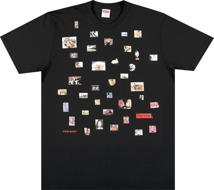 

Футболка Supreme Pretty f*cked Tee 'Black', черный