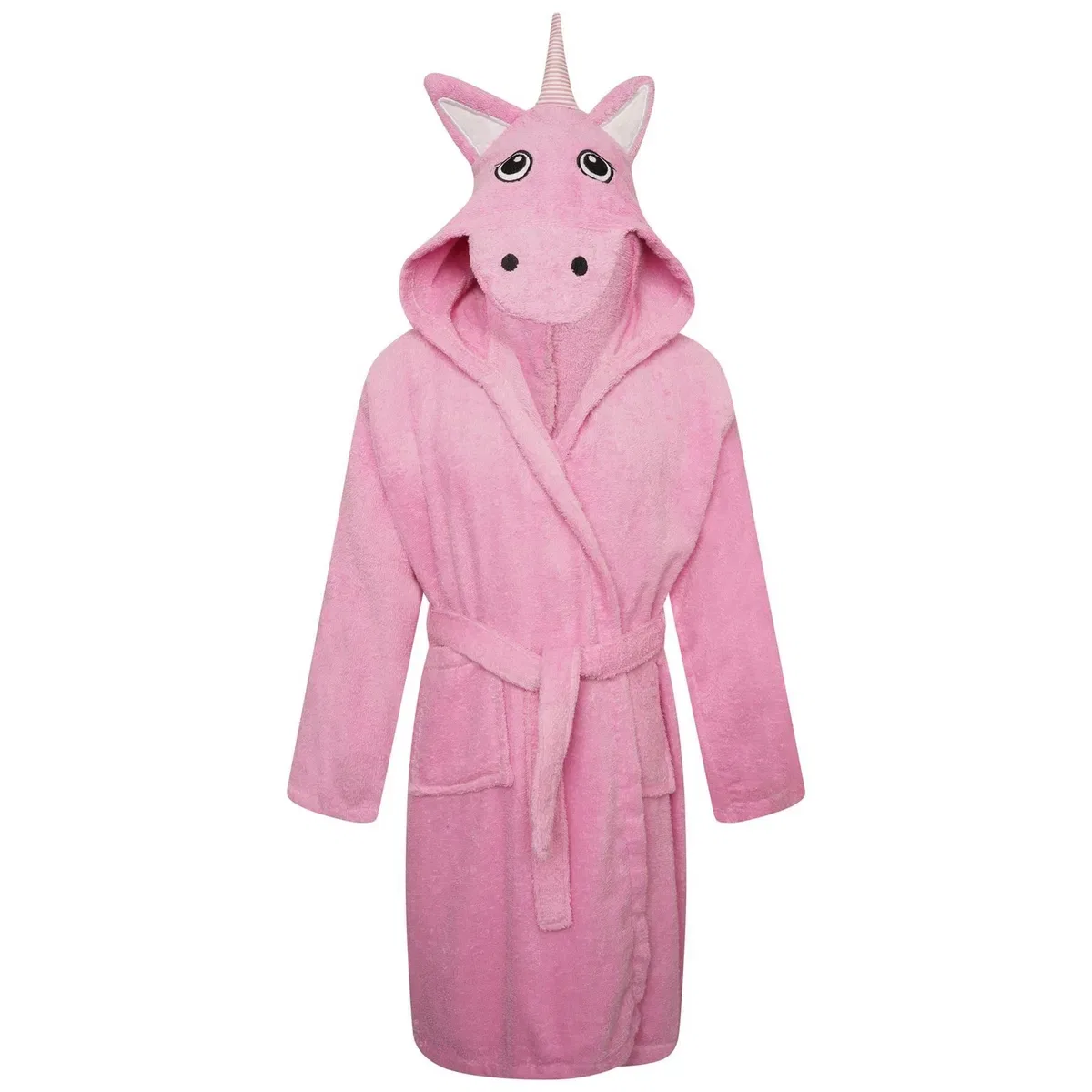 Хлопковый халат с принтом Unicorn Head Keanu, Pink