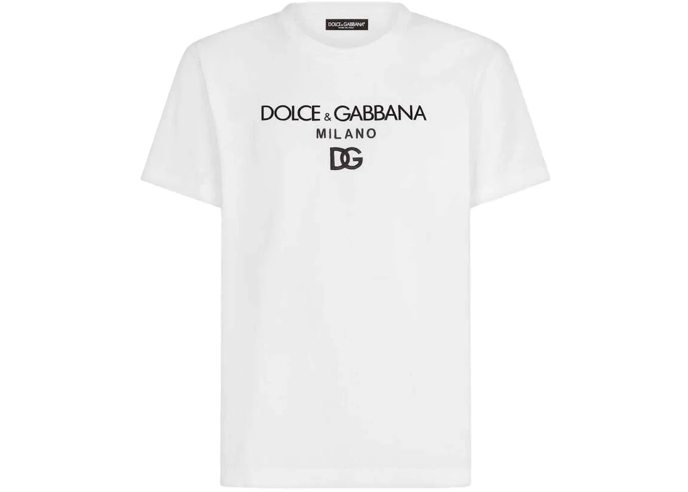 Мужская футболка с вышивкой и нашивками Dolce & Gabbana, White