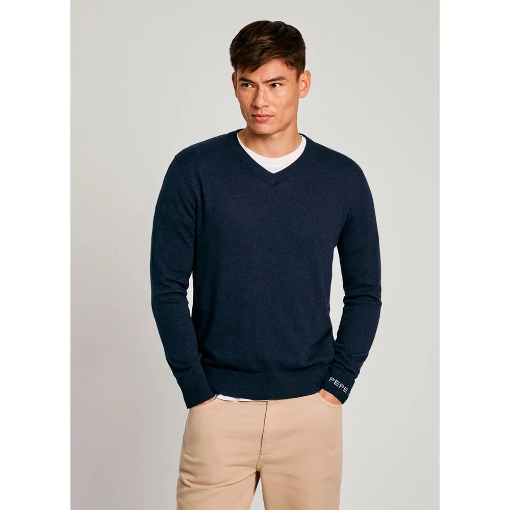 

Свитер Pepe Jeans New Andre v neck, синий