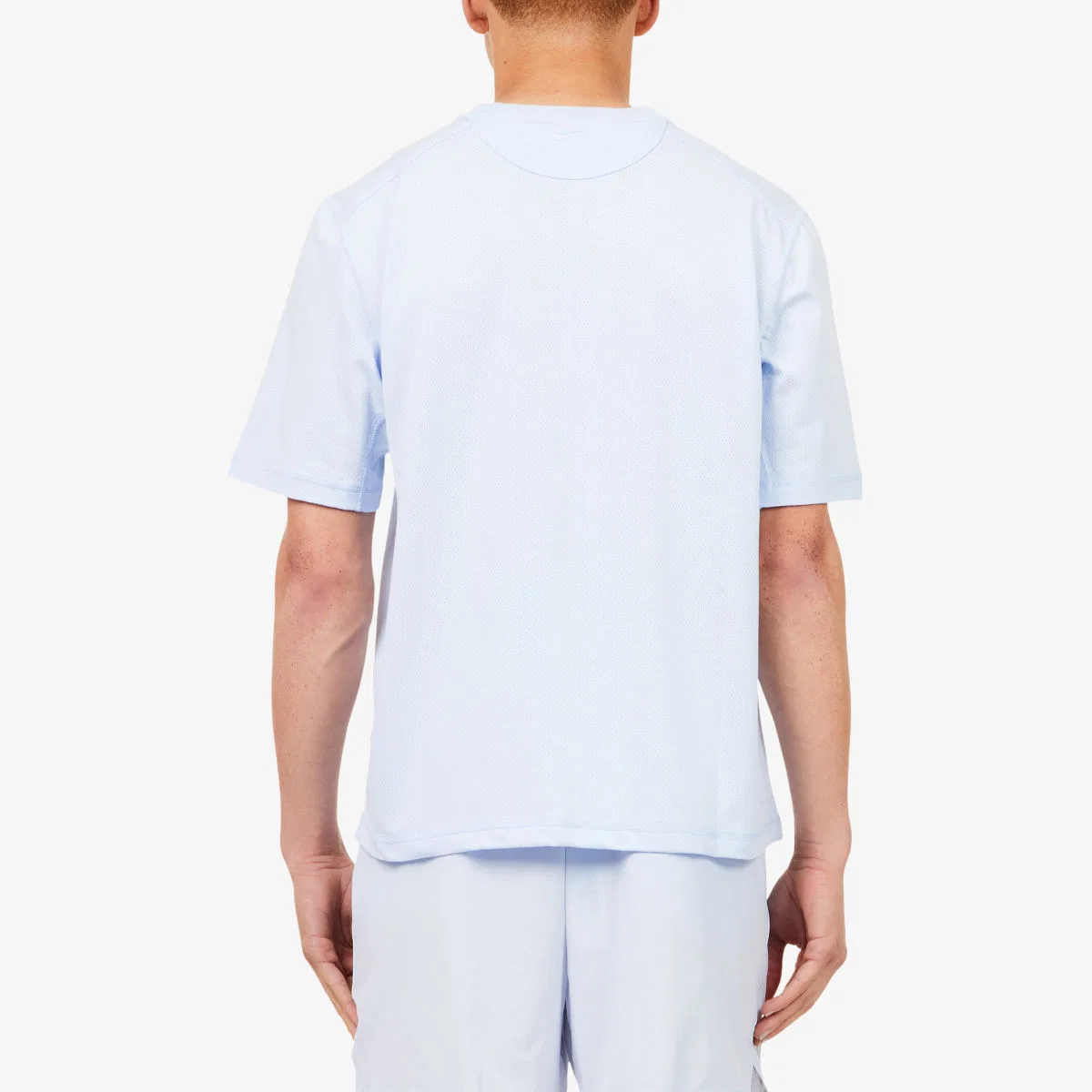 Тканая футболка Dri-fit с принтом логотипа и текста Nike, синий — фото 4