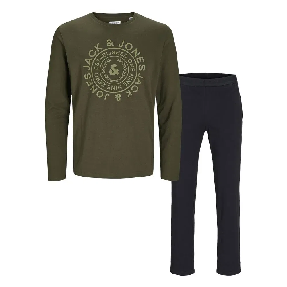 Пижама длинный рукав Athens Jack & Jones, зеленый