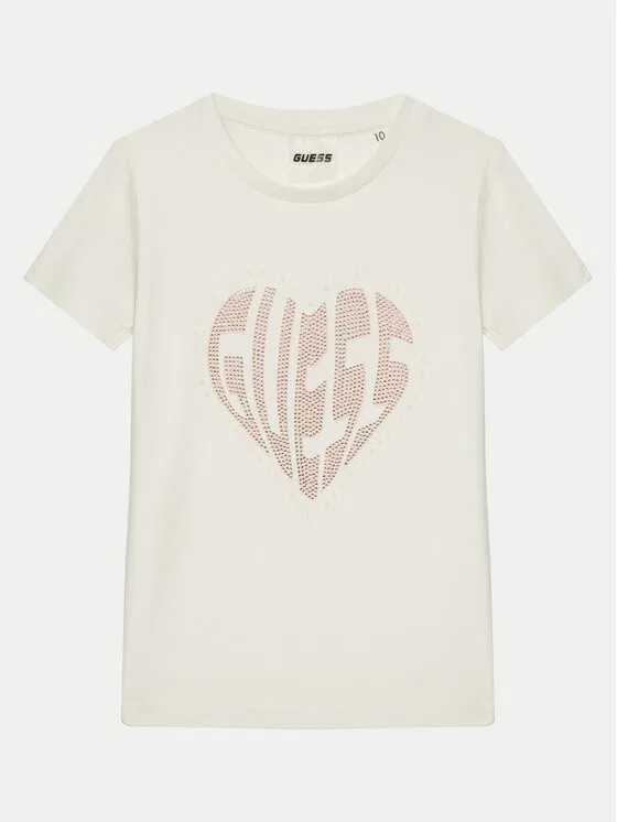 Футболка regular fit Guess, кремовый