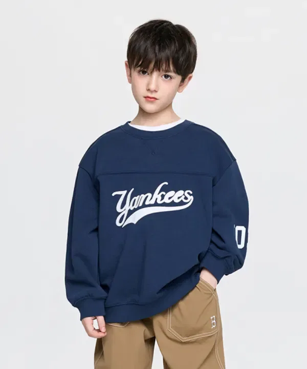 Свитшот Sportive Varsity, cursive, Mlb Kids, Navy