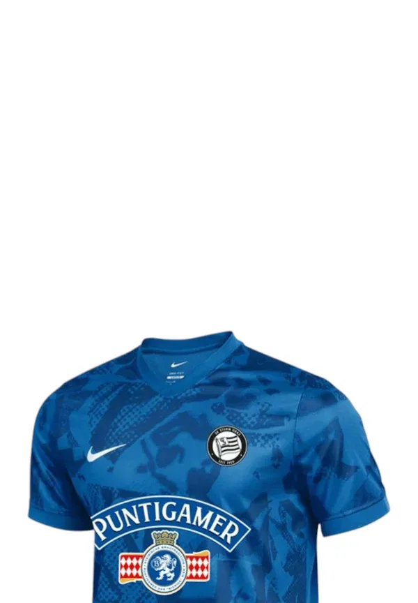 Футболка футбольная Sk Sturm Graz Prematch 2025/2026 Nike Performance, синий — фото 3