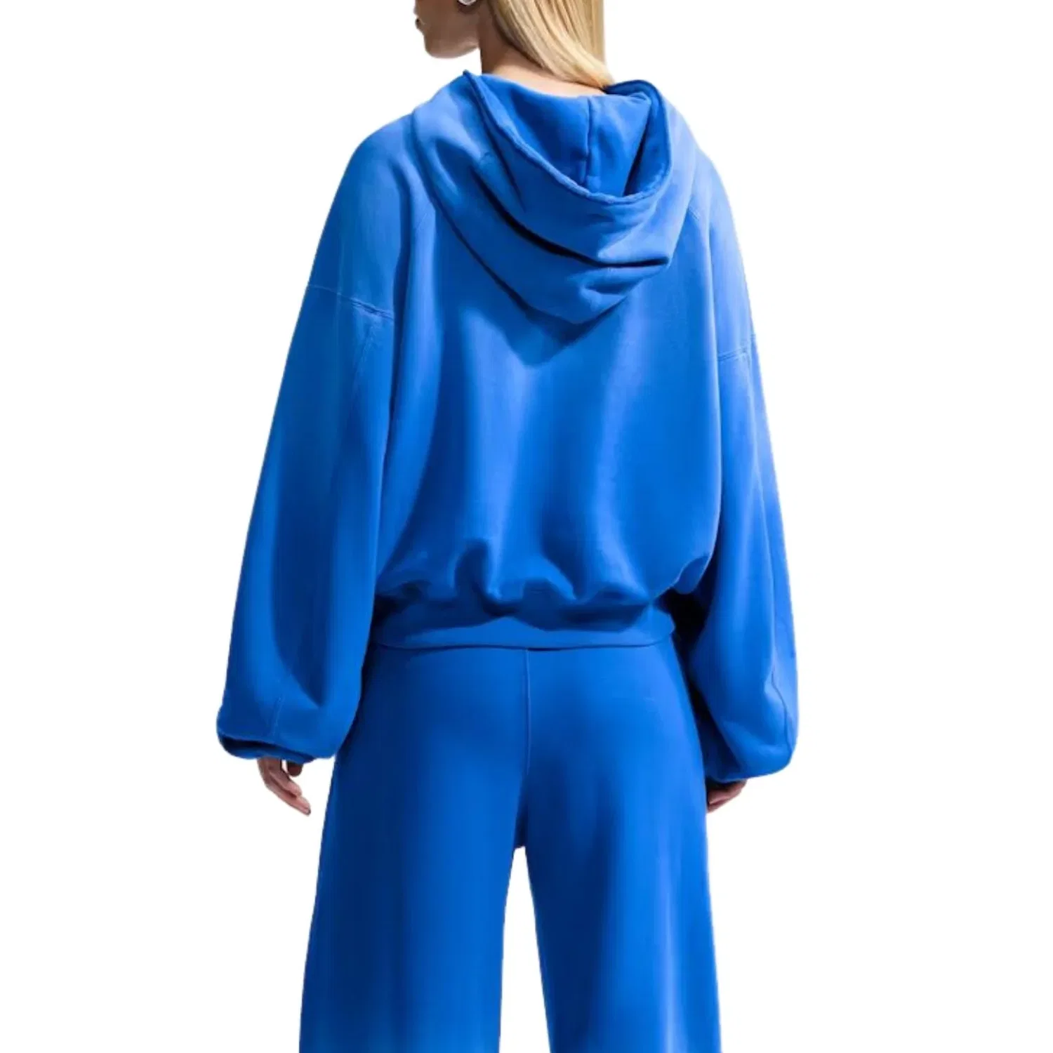 Женское худи Energy Studio Fleece Hoodie 'Blue' Nike, синий — фото 2