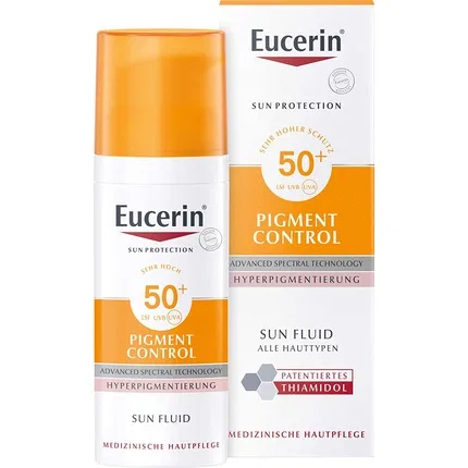 Солнцезащитный флюид Eucerin Pigment Control Sun Fluid LSF 50+, 50 мл