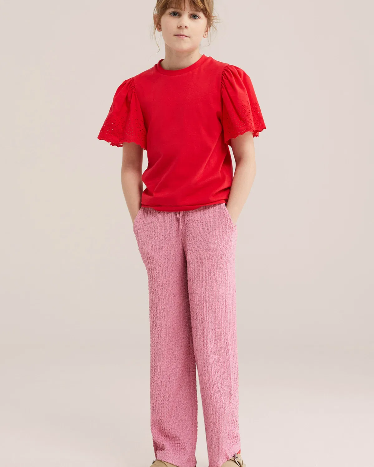 Обычные брюки We Fashion, Rose — фото 2