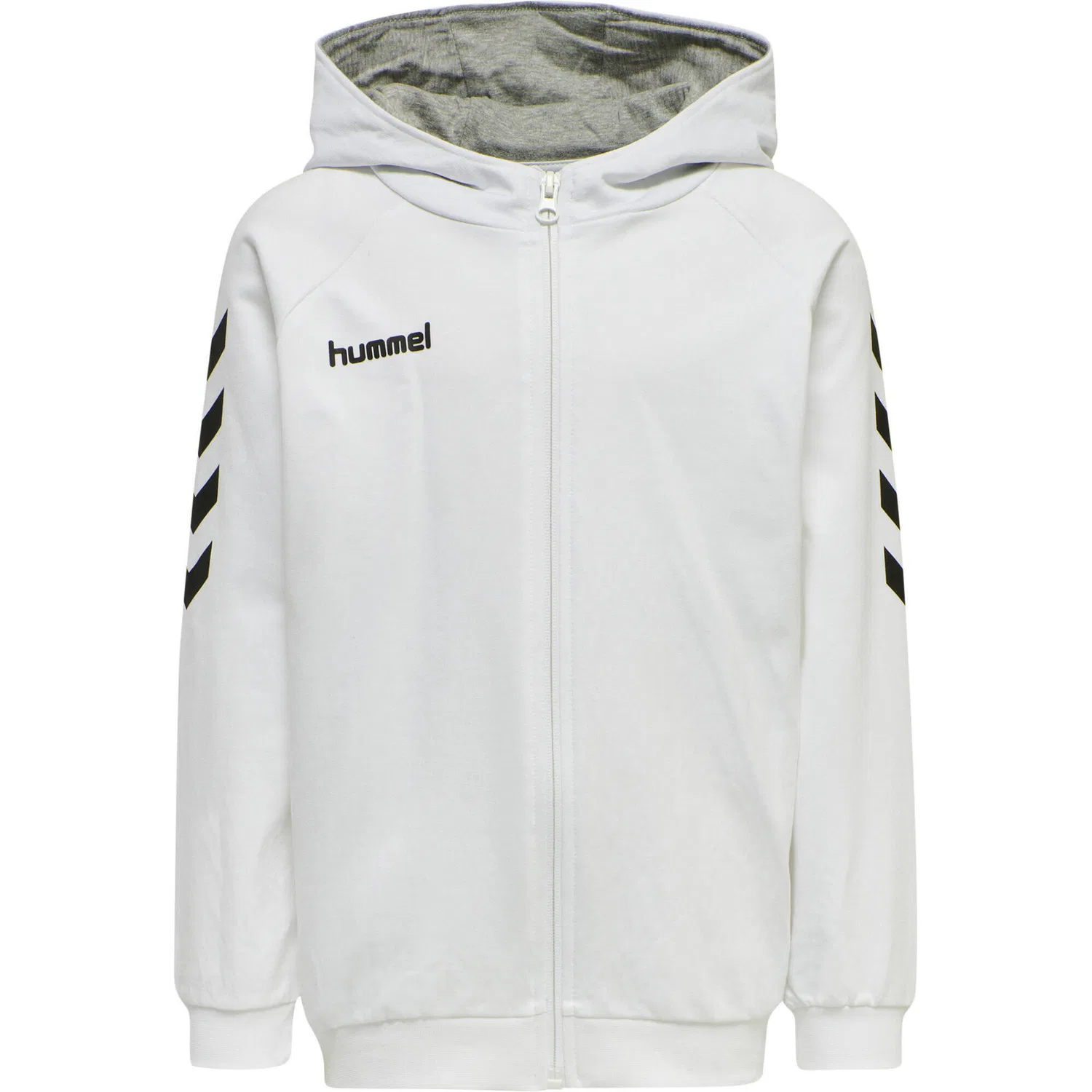 Детское худи с молнией Hmlgo Kids Cotton Zip Hoodie Hummel, Weiss