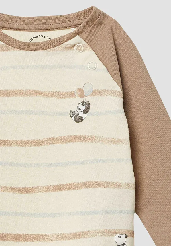 Джемпер с длинным рукавом хлопковый Long sleeved top S.Oliver, Sandstein — фото 3