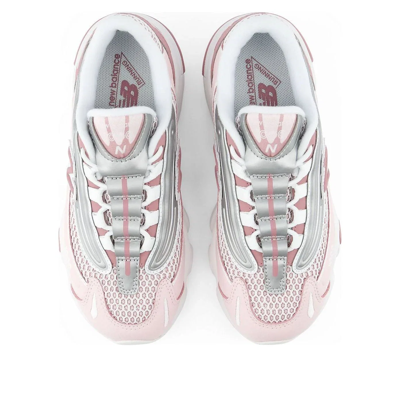 Детские кроссовки на шнуровке New Balance 1000 Pink Rose, розовый — фото 3