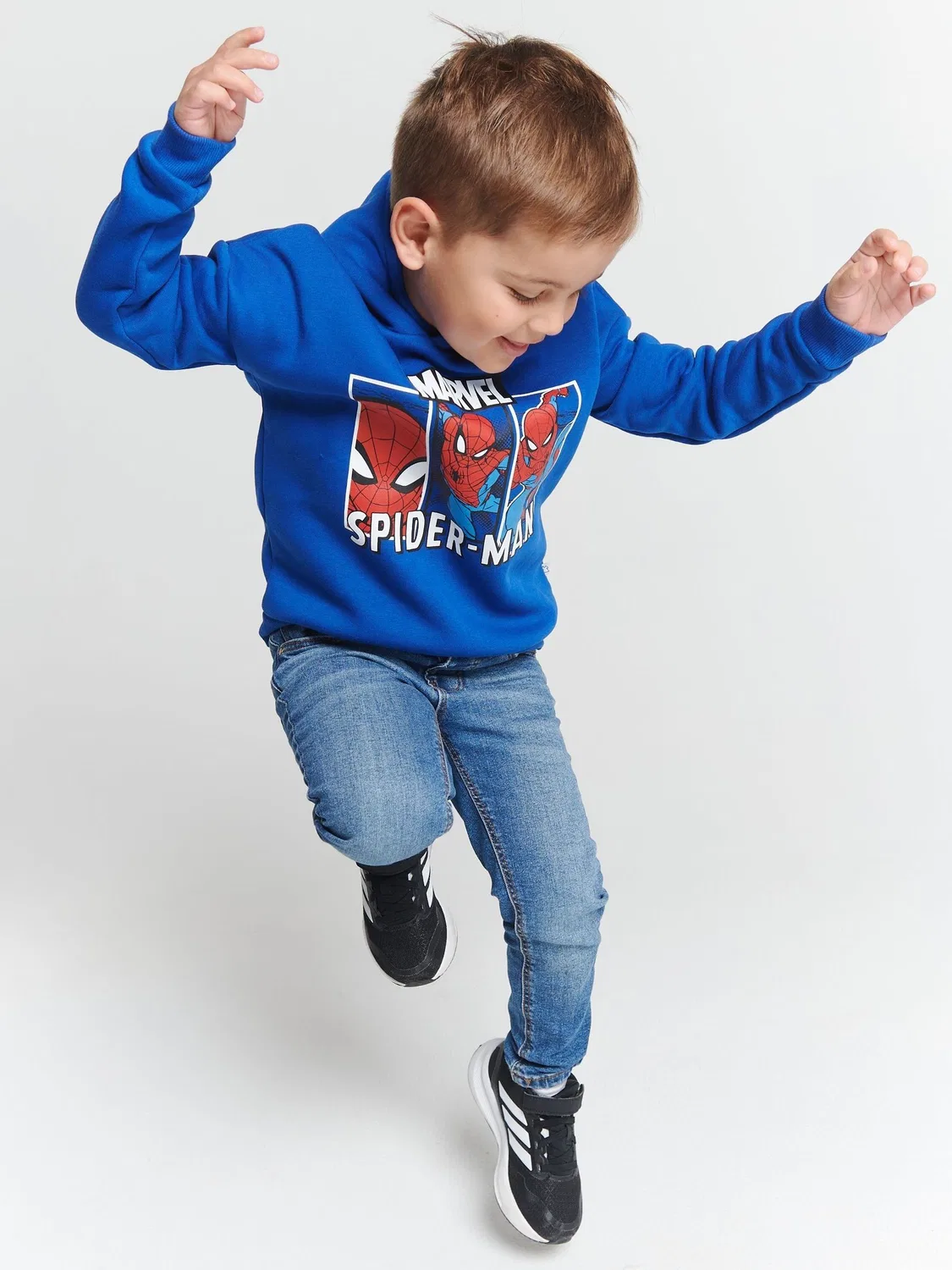 Худи Spiderman Brand Threads, синий — фото 3
